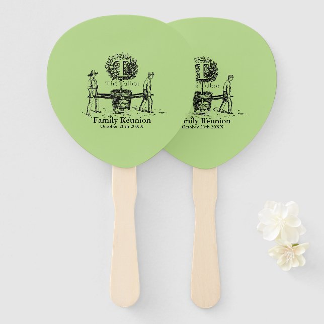 Gardeners Family Reunion personalized Han Fan (Front and Back)
