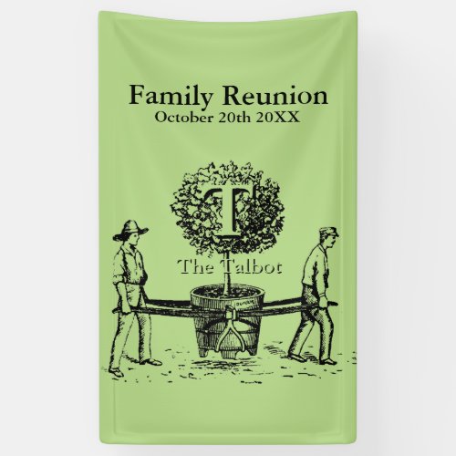 Gardeners Family Reunion V Banner custom Name