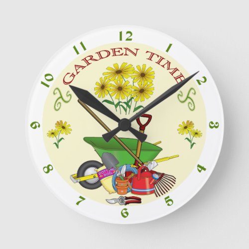 Gardeners Garden Time Clock