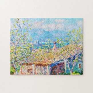 Gardener's House at Antibes Claude Monet Jigsaw Puzzle