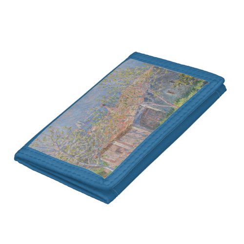 Gardeners House at Antibes _ Claude Monet Trifold Wallet