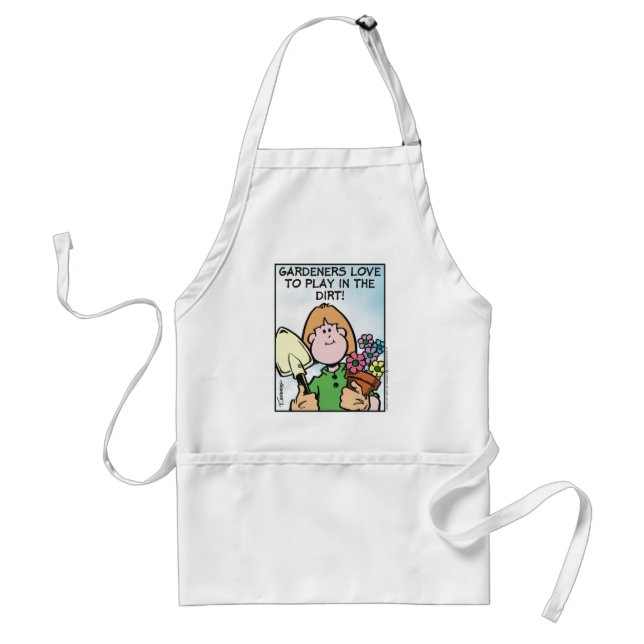 Gardeners Love To... Adult Apron (Front)