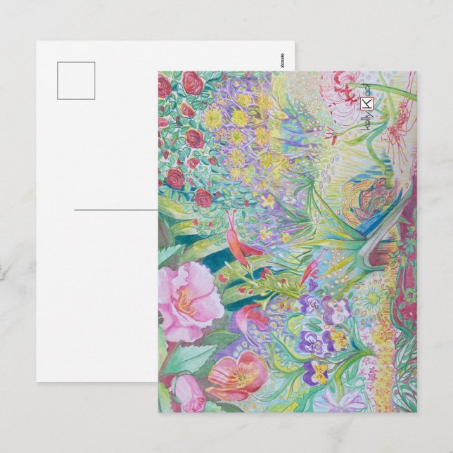 Gardener's Paradise Holiday Postcard (Front/Back)