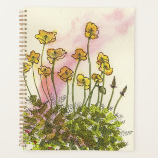Gardener's Planner with yellow poppies