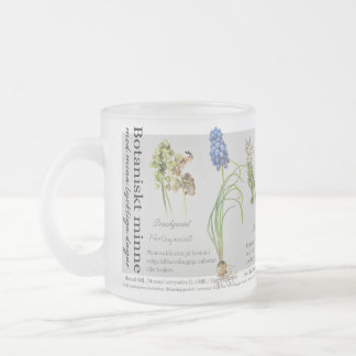 Gardener's teatime frosted glass coffee mug