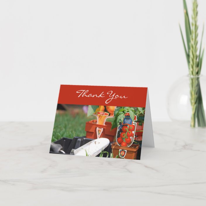 thank you card for gardener