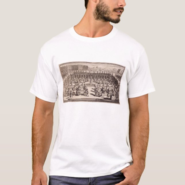 Gardeners working in an orange garden, from 'Le Pa T-Shirt (Front)