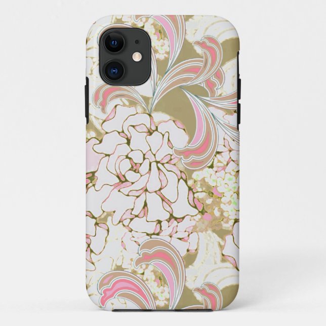 Gardenia Flamingo Case-Mate iPhone Case (Back)