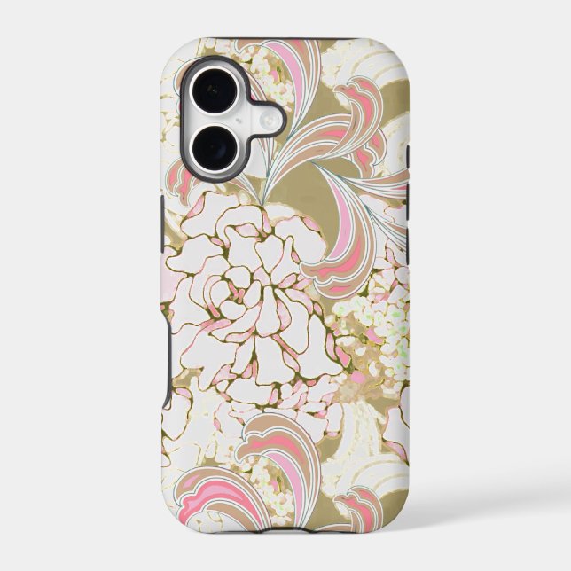 Gardenia Flamingo Iphone Case (Back)