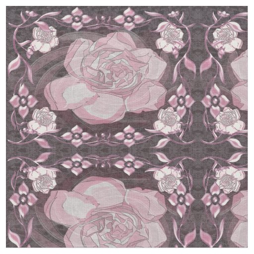 Gardenia Flora Pattern Fabric