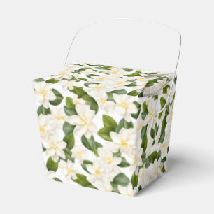 Gardenia Floral Favor Treat Box