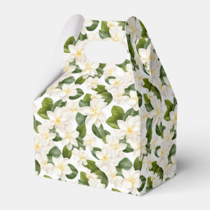 Gardenia Floral Favor Treat Box
