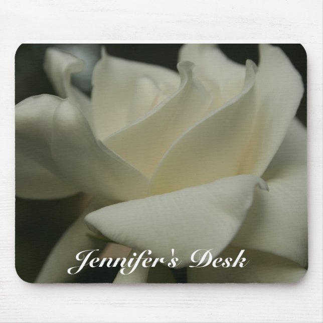 Gardenia, Jennifer's Desk Mouse Pad (Front)