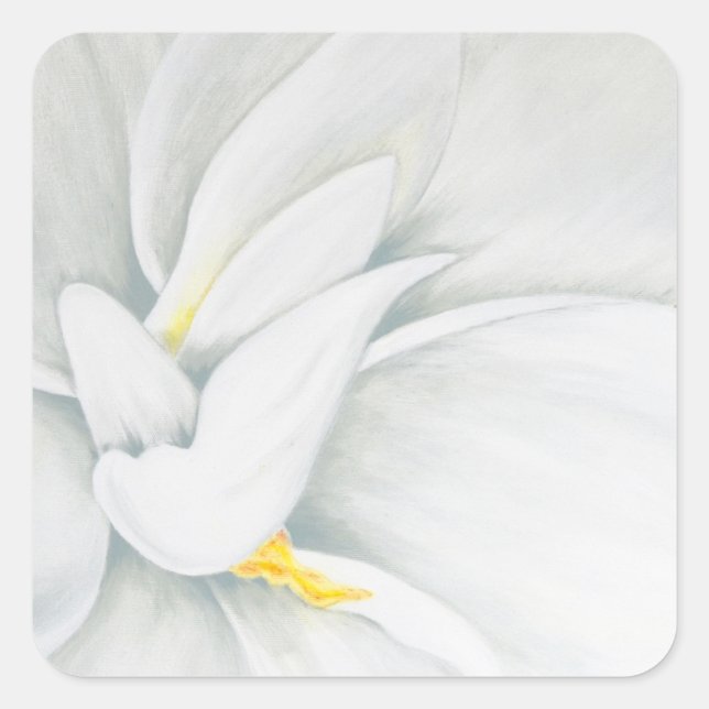 Gardenia Square Sticker (Front)