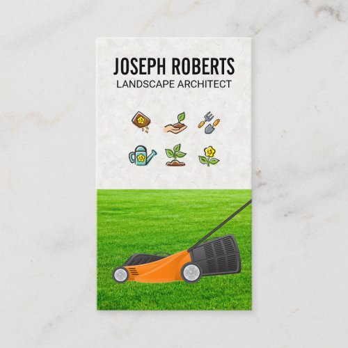 Gardenia Tools  Lawn Mower  Business Card