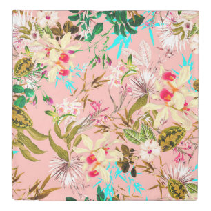 Gardenia Vintage Botanical Nature Pattern Duvet Cover