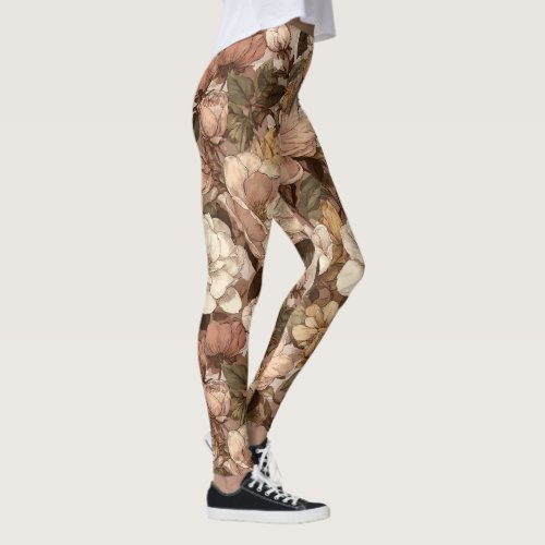 Gardenias Flower Active Wear Gardenias Luxury  Leggings