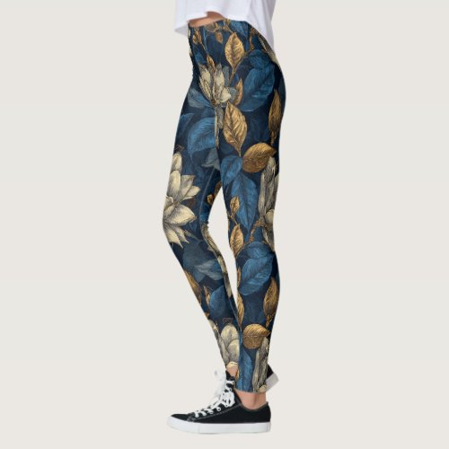 Gardenias Flower Fitness Fashion Gardenias Flower Leggings