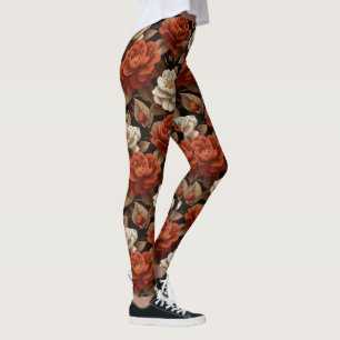 Gardenias Flower Fitness Fashion Gardenias  Leggings