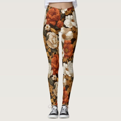Gardenias Flower Weightlifting Gardenias Petal  Leggings