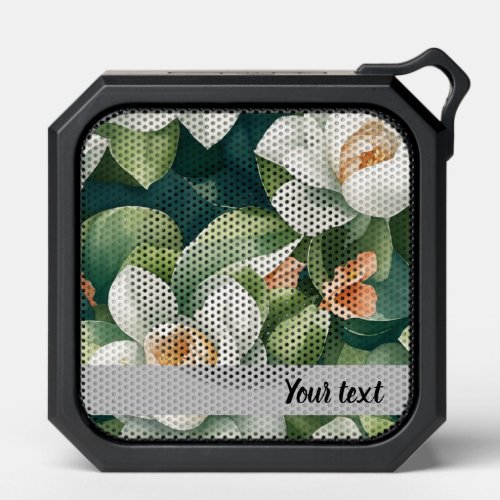 Gardenias pattern bluetooth speaker