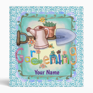 Gardening 3 ring binder