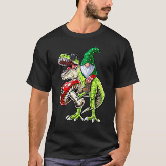 Gardening 4\Garden Gnome Hat T Rex Dinosaur Garden T-Shirt