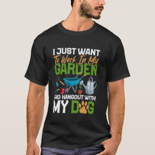 Gardening 4\Gardening Dog Lover Garden Plant Enthu T-Shirt