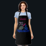 Gardening 70th B'day Personalized All-Over Print   Apron<br><div class="desc">Fun Humor "70 & still plays in the dirt" birthday gift ideas for the FABULOUS HER WHO STILL PLAYS IN THE DIRT!</div>