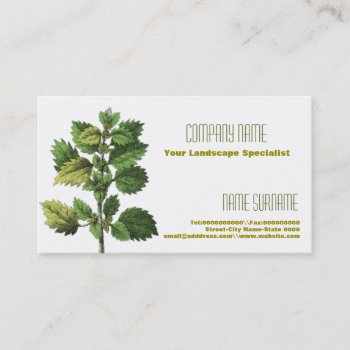 Gardening And Hedge Cutting Business Card by RetroAndVintage at Zazzle
