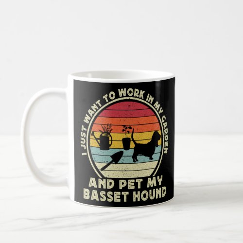 Gardening Basset Hound For Men Women Bassets Garde Coffee Mug