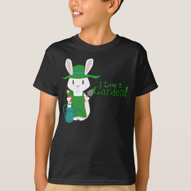Gardening Bunny Rabbit Shirt (Front)