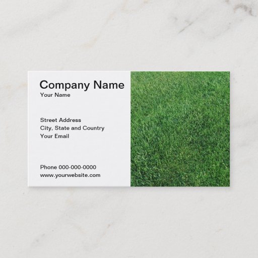 Customizable Gardening Business Card