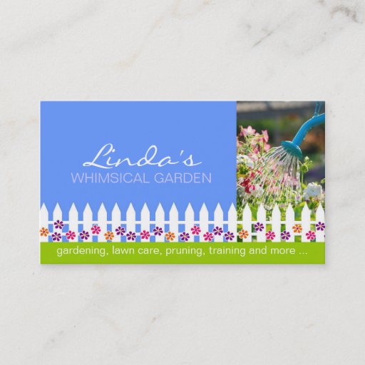 Customizable Gardening - Business Card