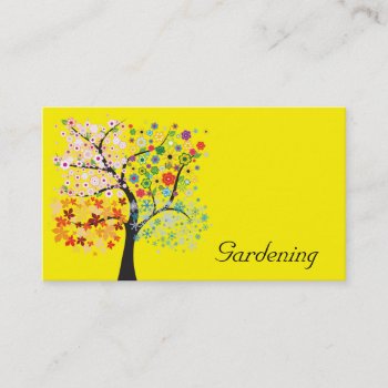 Gardening Business Card by SeriousBiz at Zazzle