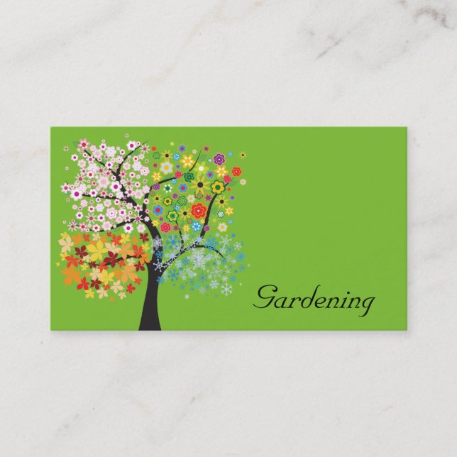 Gardening Business Card (Front)