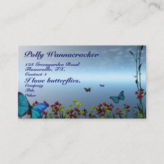 Gardening Butterflies Business Card