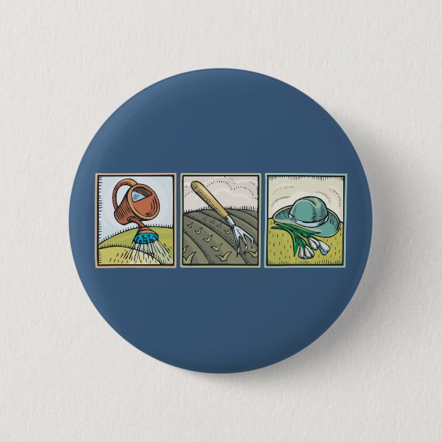 Gardening Button (Front)