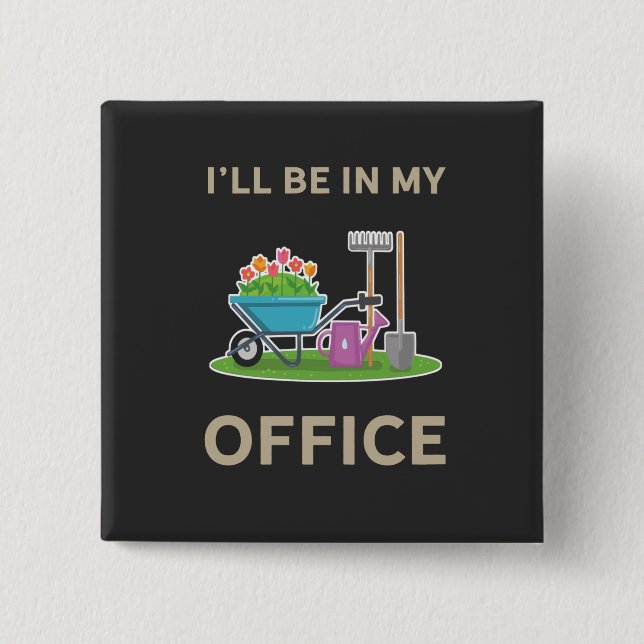 Gardening Button (Front)