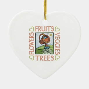Gardening Ceramic Ornament