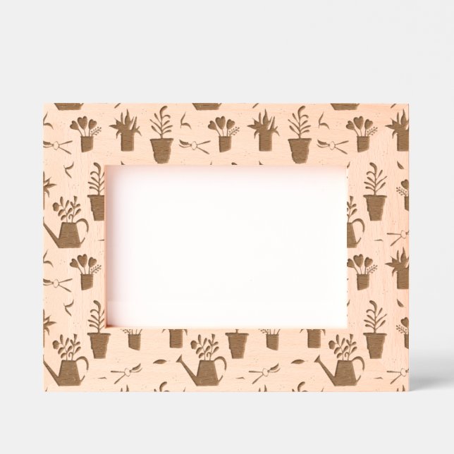 Gardening Design Engraved Frames (Front)