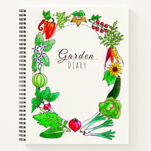 Gardening Diary Notebook