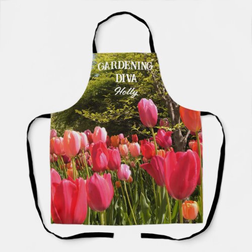 Gardening Diva All_Over Print Apron