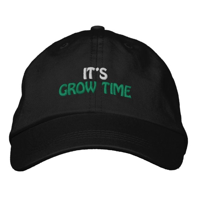 Gardening Embroidered Baseball Hat (Front)