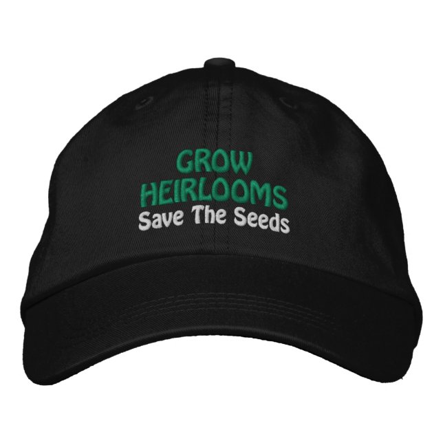 Gardening Embroidered Baseball Hat (Front)