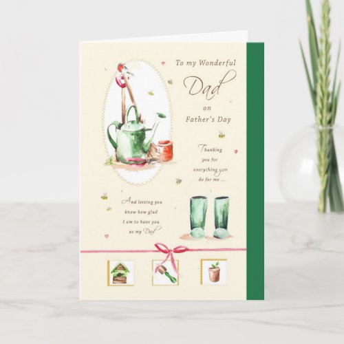 Gardening Fathers Day Card