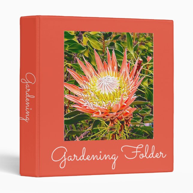 gardening folder tulip flowers (Front/Spine)