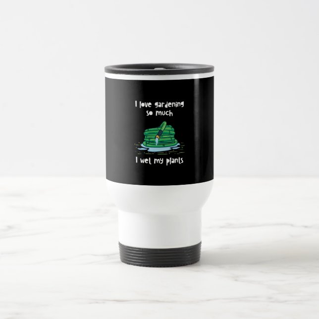 Gardening Garden Hose  Travel Mug (Center)