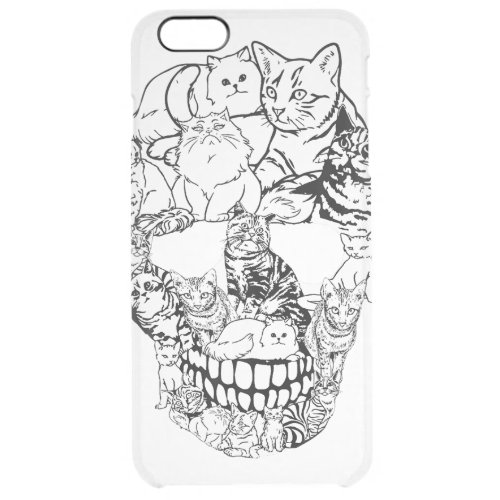 Gardening Gardener Cat Succulent Cactus Plant Love Clear iPhone 6 Plus Case