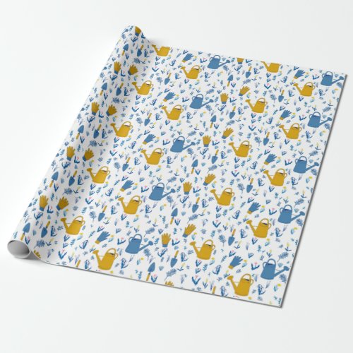 Gardening gift wrap _ lets plant some flowers